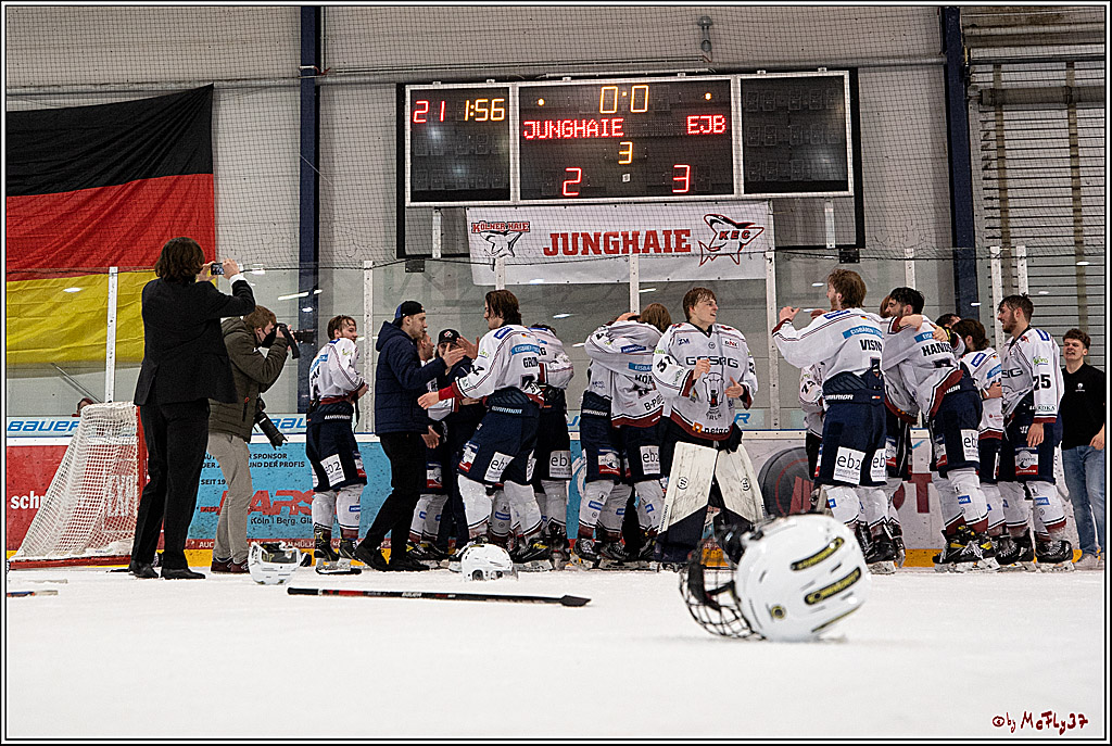 U20-DNL Meisterschaftsfinale;  Koelner Junghaie - Eisbaeren Juniors Berlin; Koeln, 27.03.2022
